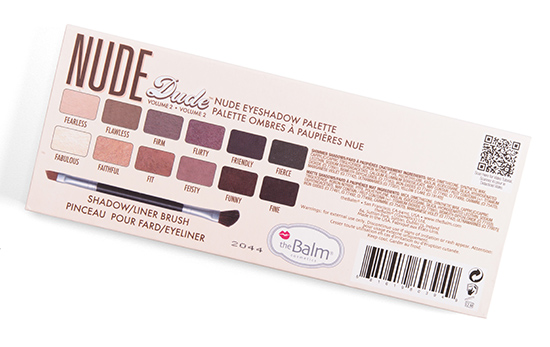 TheBalm Nude Dude Nude Eyeshadow Palette Review Swatches