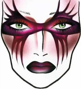 MAC COSMETICS HALLOWEEN FACE CHARTS