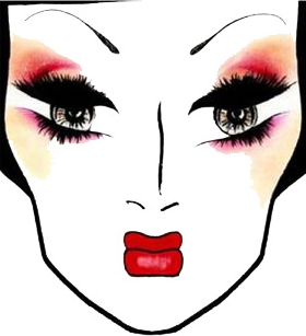 MAC COSMETICS HALLOWEEN FACE CHARTS