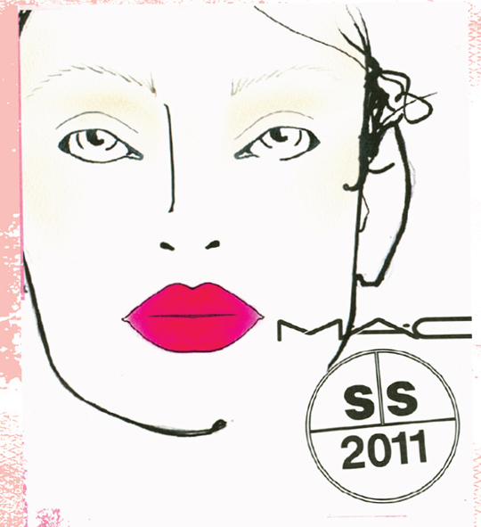 MAC @ Diane von Furstenberg S/S 2011