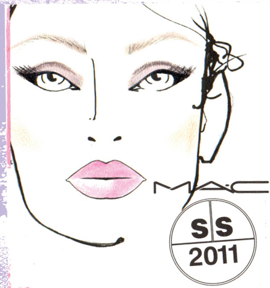 MAC @ Monique Lhuillier S/S 2011