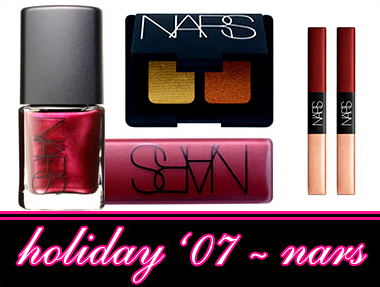 NARS COSMETICS HOLIDAY 2007 COLLECTION