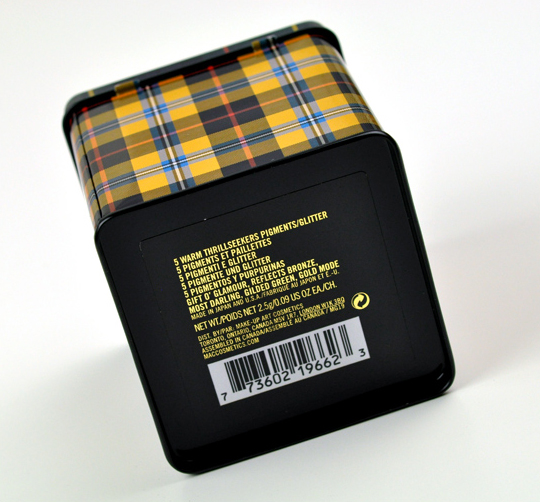 MAC Warm Thrillseekers Pigments/Glitter Set