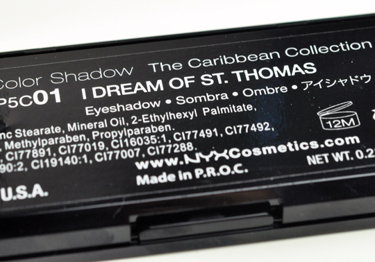 NYX I Dream of St. Thomas Eyeshadow Palette