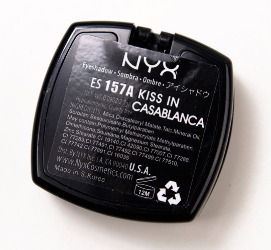 NYX Kiss in Casablanca Eyeshadow