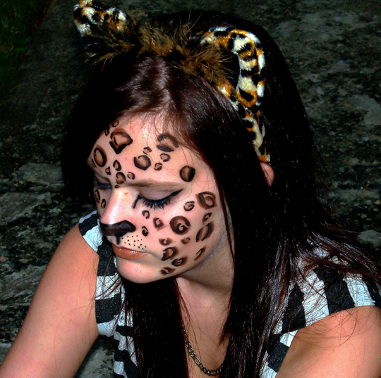 Halloween Makeup:  Leopard