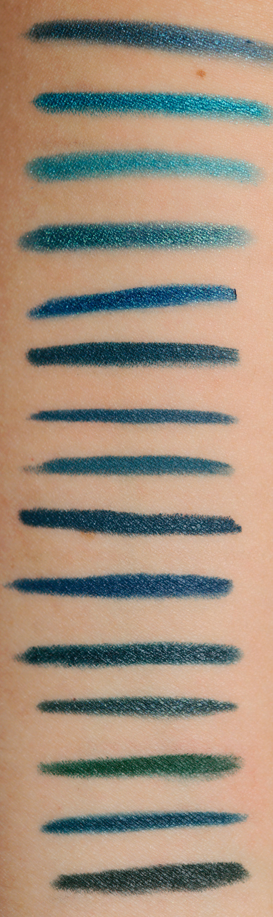 Blue-Teal Eyeliners