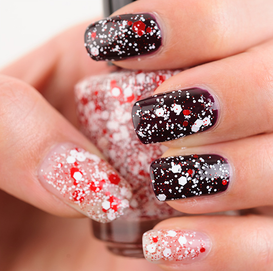 KBShimmer Candy Cane Crush Glitter Nail Polish Top Coat