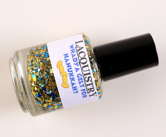 Lacquistry Whadya Gelt for Hanukkah Nail Lacquer
