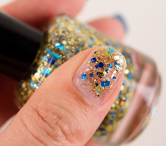 Lacquistry Whadya Gelt for Hanukkah Nail Lacquer