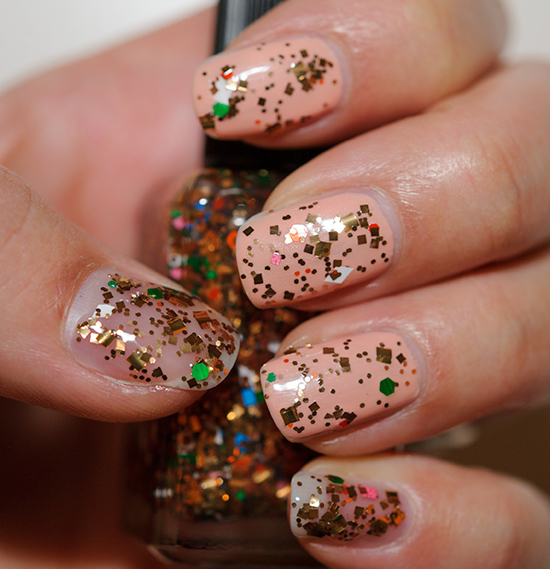 Lynnderella Gingerbread Hearts Nail Lacquer Review, Photos, Swatches