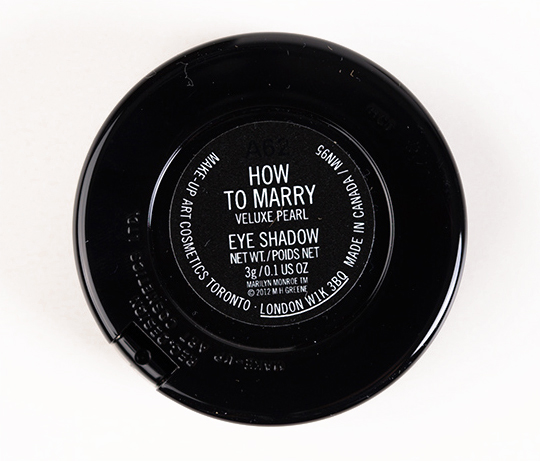 MAC How to Marry Eyeshadow