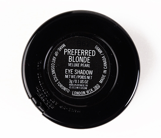 MAC Preferred Blonde Eyeshadow