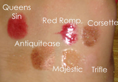 MAC COSMETICS | ANTIQUITEASE COLLECTION SWATHCES
