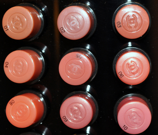 Chanel Rouge Coco Swatches