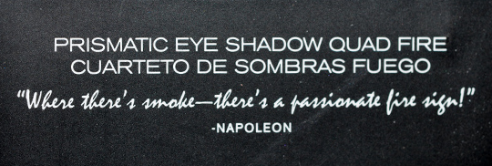 Napoleon Perdis Fire Prismatic Eyeshadow Quad