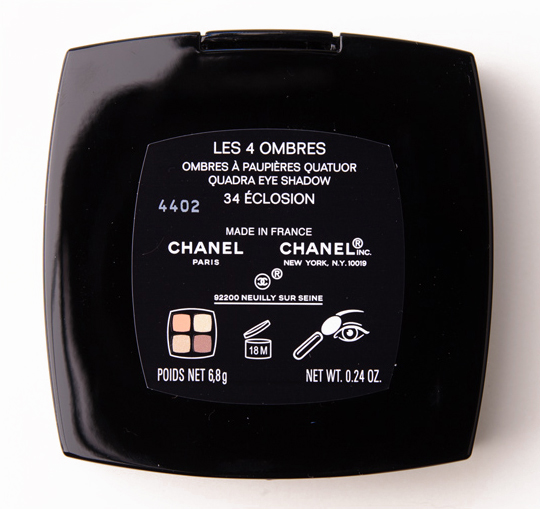 Chanel Eclosion Eyeshadow Quad