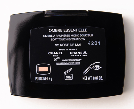 Chanel Rose de Mai Ombre Essentielle / Soft Touch Eyeshadow