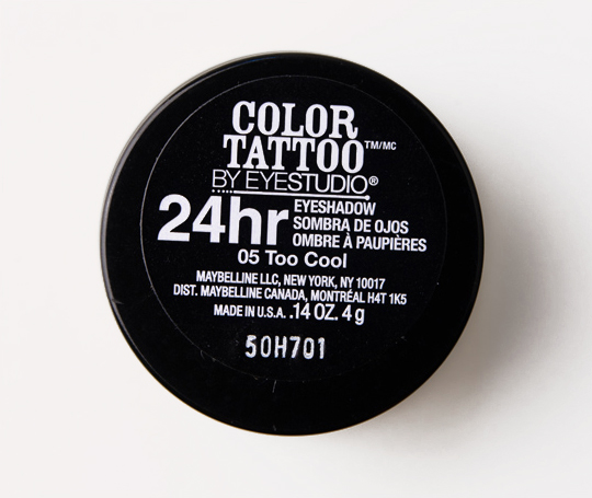 Maybelline Too Cool Color Tattoo 24 Hour Eyeshadow