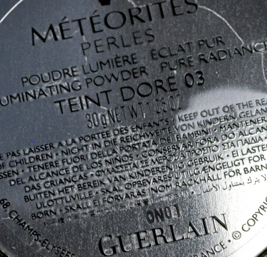 Guerlain Gold Tint Meteorites