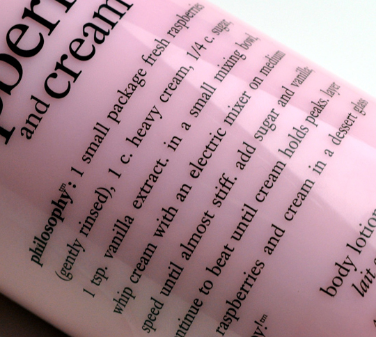 Philosophy Raspberries & Cream Lotion