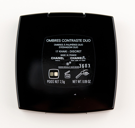 Chanel Khaki-Discret Eyeshadow Duo