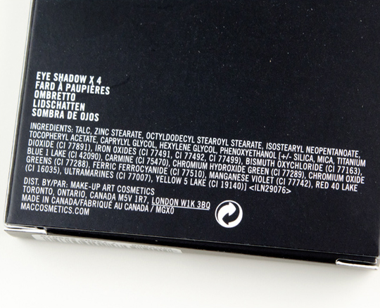 MAC Cutie Eyeshadow Quad