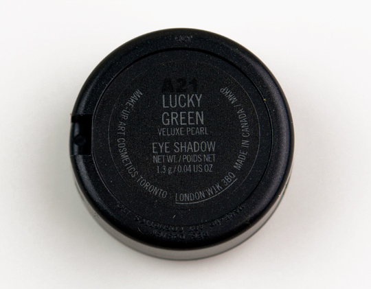 MAC Lucky Green Eyeshadow