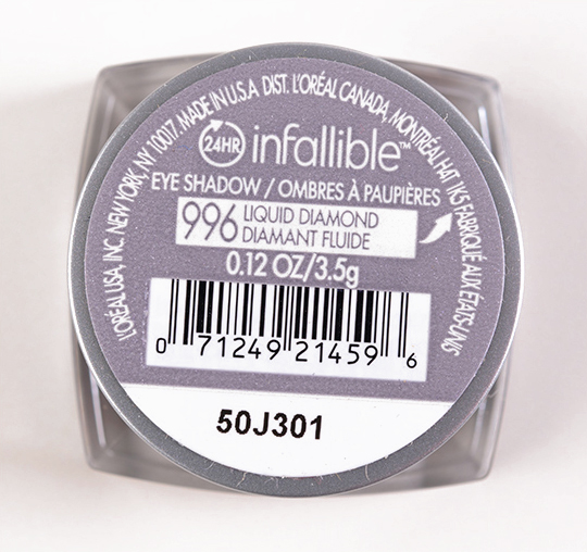 L'Oreal Liquid Diamond Infallible Eyeshadow