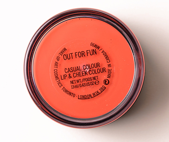 MAC Out for Fun Casual Colour Lip & Cheek Colour