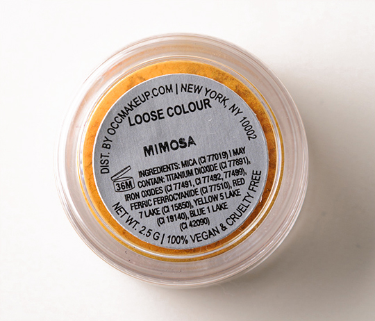 OCC Mimosa Loose Colour Concentrate