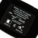 Chanel Bronze Rose Soleil Tan de Chanel Luminous Bronzing Powder
