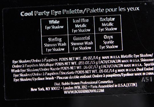 Bobbi Brown Cool Party Eye Palette