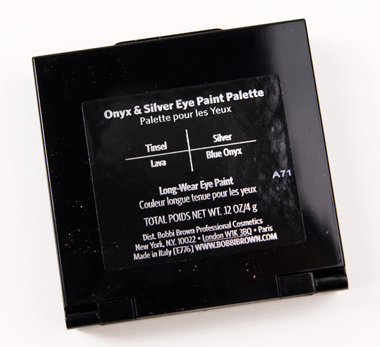 Bobbi Brown Onyx & Silver Eye Paint Palette