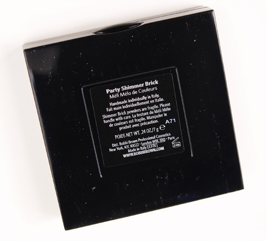 Bobbi Brown Party Shimmer Brick