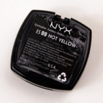 NYX Hot Yellow Eyeshadow