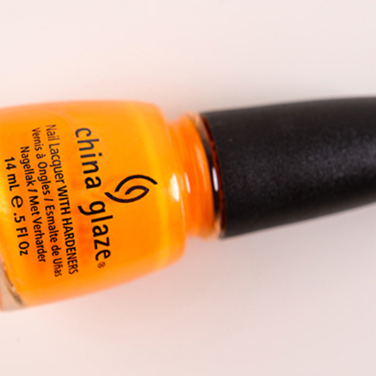 China Glaze Orange You Hot Nail Lacquer