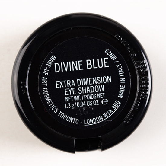 MAC Divine Blue Extra Dimension Eyeshadow Review & Swatches
