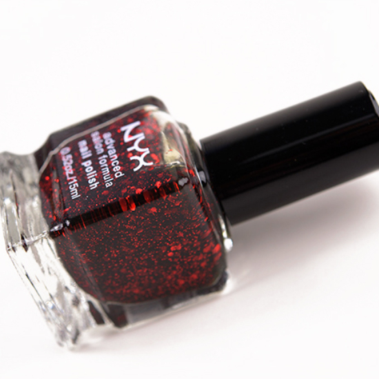 NYX Dark Glitter Salon Formula Nail Polish