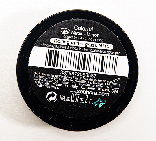 Sephora Rolling in the Grass (10) Eyeshadow