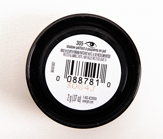 CoverGirl Fired-up Pink (305) Flamed Out Shadow Pot