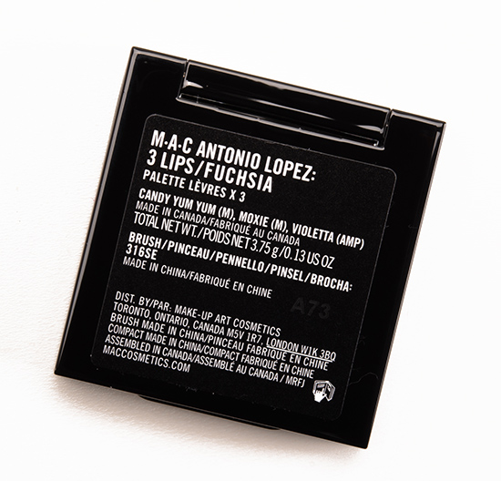 MAC x Antonio Lopez 3 Lips/Fuchsia Palette