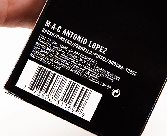 MAC x Antonio Lopez 129SE Brush