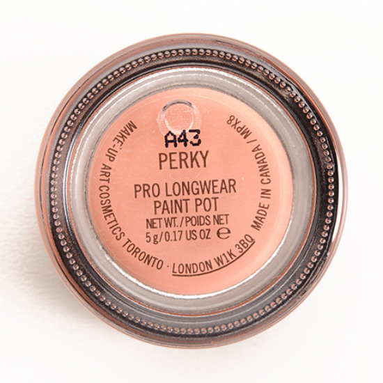 MAC Perky Pro Longwear Paint Pot Review & Swatches