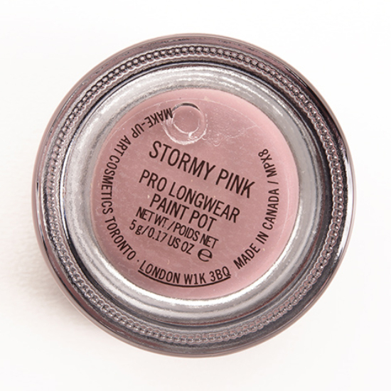 MAC Stormy Pink Pro Longwear Paint Pot Review & Swatches
