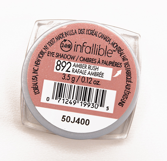 L'Oreal Amber Rush Infallible Eyeshadow