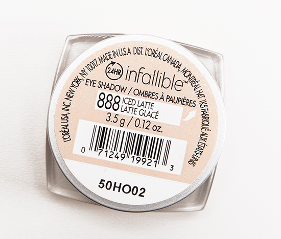 L'Oreal Iced Latte Infallible Eyeshadow