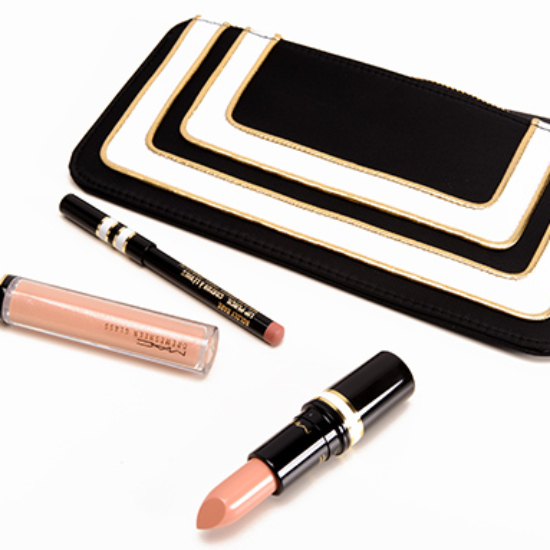 MAC Stroke of Midnight/Nude Stroke of Midnight Lip Bag