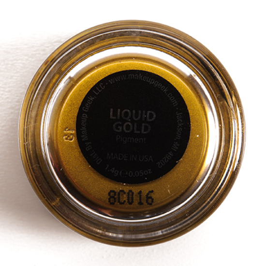 Makeup Geek Liquid Gold Pigment Review & Swatches