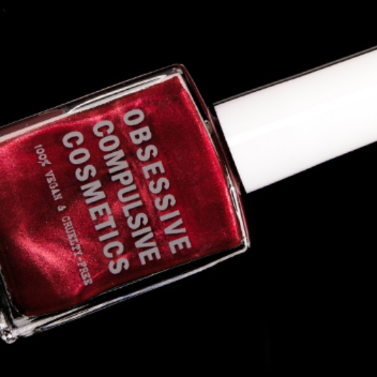 Obsessive Compulsive Cosmetics Black Metal Dahlia Nail Lacquer